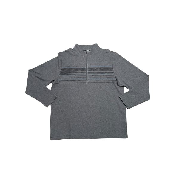 Travis Mathew Transitions Men’s Golf 1/4 Zip Pullover - Dark Gray - size XL - Picture 2 of 7